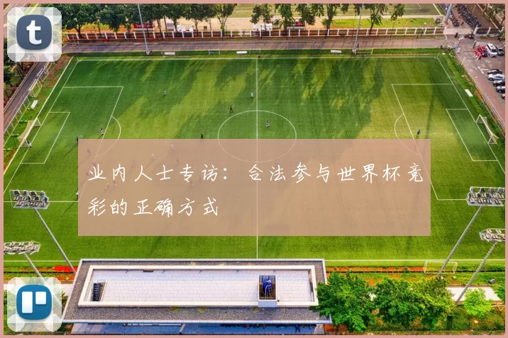 业内人士专访：合法参与世界杯竞彩的正确方式