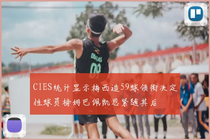 CIES统计显示梅西造59球领衔决定性球员榜姆巴佩凯恩紧随其后